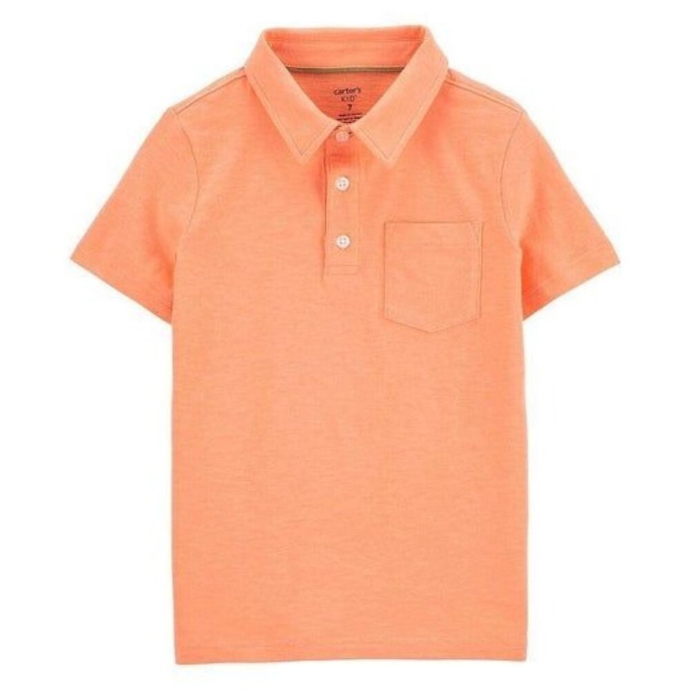Boys' Orange Polo Shirt By Carter's Size 12